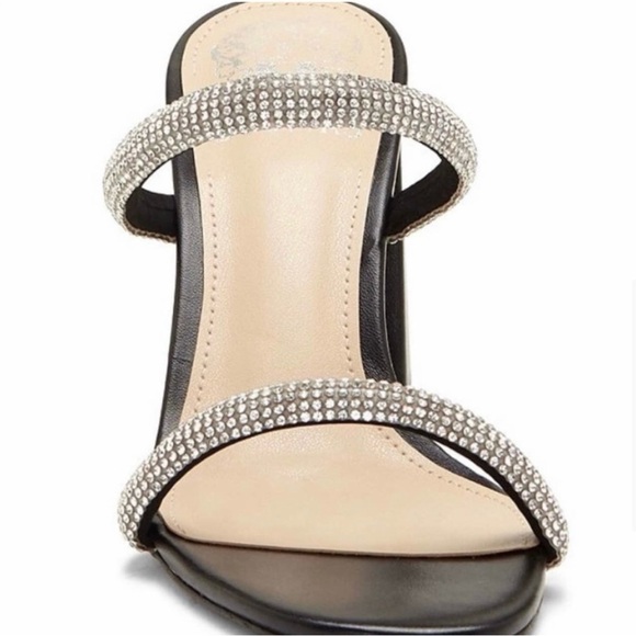 Vince Camuto VC Magaly Embellished Crysyal Strap Heels Sandals Size 8.5 New - Picture 2 of 10